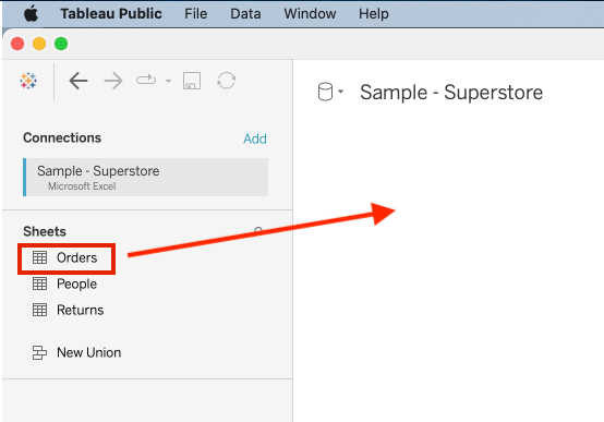 Selecting the working Sheet
