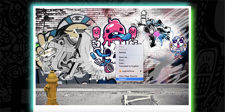 Open the Chrome dev tools Chrome Dev Tools